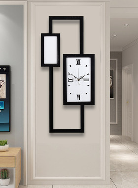 现代简约钟表挂钟客厅时尚挂表创意家用北欧艺术装饰轻奢时钟挂墙