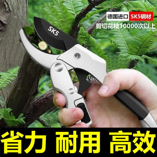 德国进口滑轮省力修枝剪果树园林剪粗枝剪树枝剪修花木嫁接剪工具