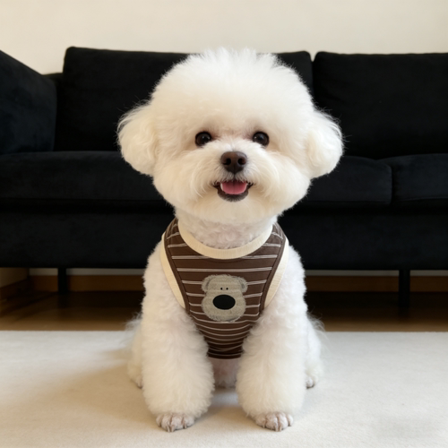 新款宠物夏季圆领狗狗背心雪纳瑞泰迪比熊小狗薄款西高地中小犬潮