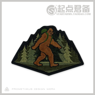 Patch美产士气章战队贴臂章 Morale Country PDW魔术贴Sasquatch