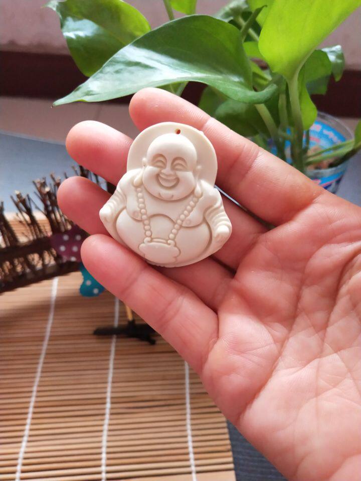 西藏藏瓷玉弥勒佛