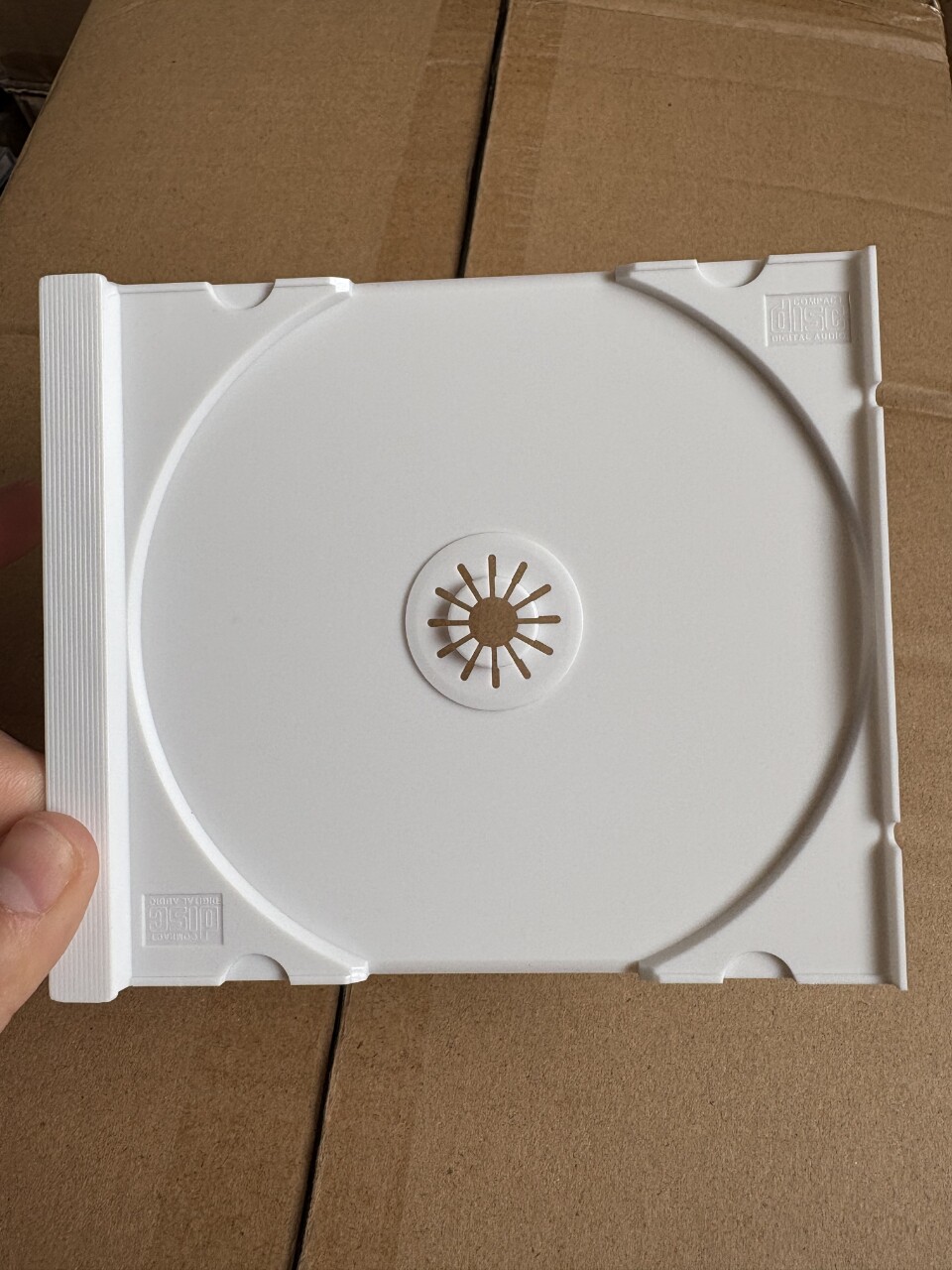 原版进口白色CD托盘 12爪，3.1元/个满30个包邮 不足30个邮费8元