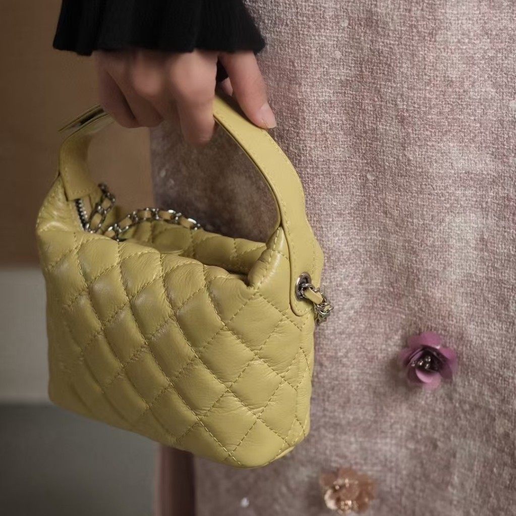 2025新款头层牛皮小香风菱格链条饭盒包时尚百搭单肩斜挎手拎女包,箱包皮具/热销女包/男包,通用款女包,淘宝优惠券,粉丝福利购,淘宝优惠卷