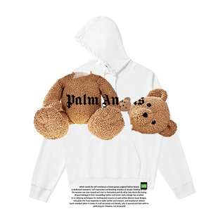 2020秋季 断头小熊连帽卫衣ins原宿潮牌男女情侣薄款纯棉休闲外套