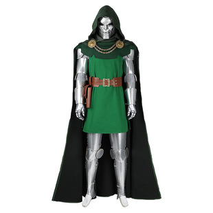 神奇四侠cosplay毁灭博士cos服连体紧身衣披风万圣节服装