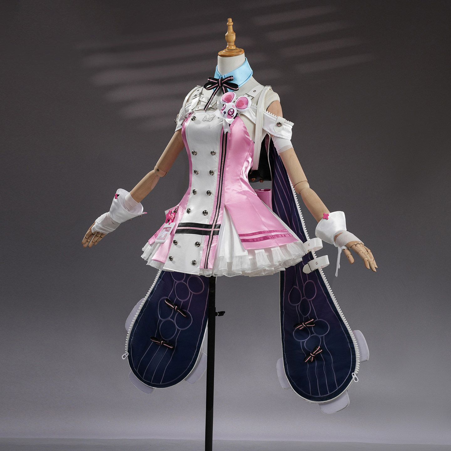 异环小吱cos服粉爪银行职员动漫二次元游戏全套C服cosplay女图片