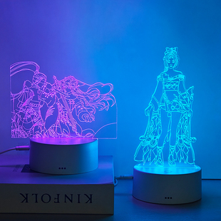 永劫无间周边胡桃宁红夜手办摆件氛围小夜灯送男生女朋友生日纪念