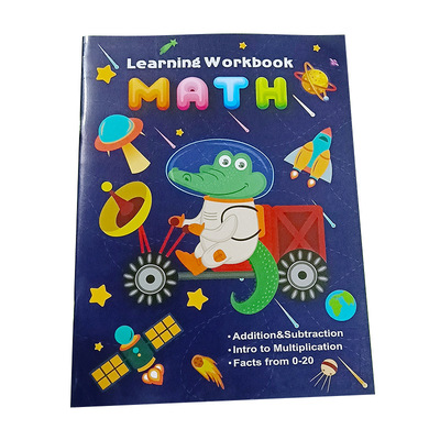 learning workbook math外贸英语幼儿数学练习册儿童加减法口算题
