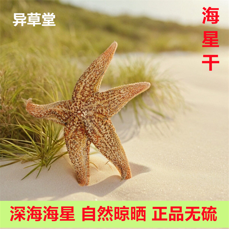 海星中药材500克正品新鲜海星干 五角海星 海盘车海星 煲汤泡酒料