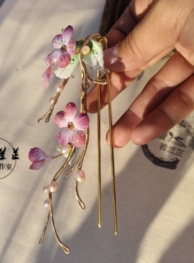 发簪汉服旗袍原创发夹