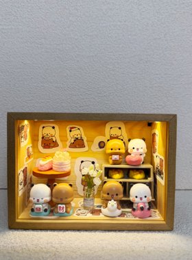 一二布布卡通可爱公仔手办摆件