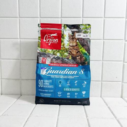 防伪可查 Orijen/渴望八重守护 无谷发腮高蛋白通用猫粮1.8kg原装