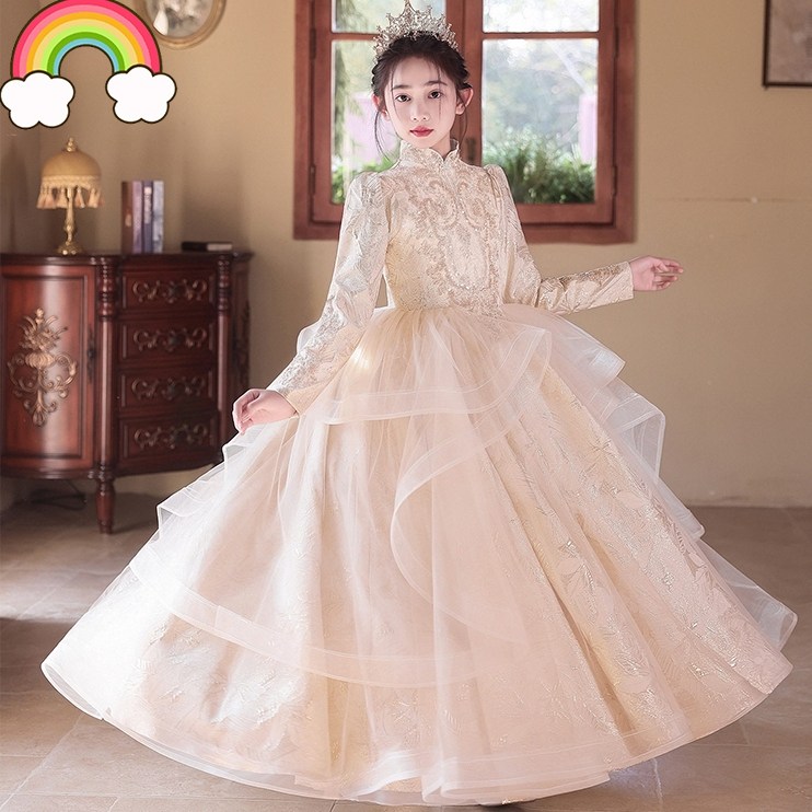 高端女童走秀礼服2025新款新儿童