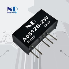 A0512S-2W升压DCDC电源模块5V转正负12V电路隔离芯片 能达电源