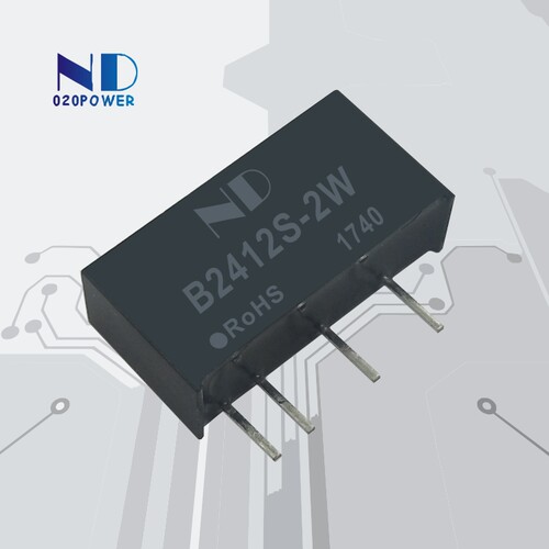 B2412S-2W DC-DC降压电源模块24V转12V单片机运放隔离芯片IC