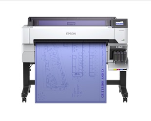 打印机蓝图红章彩图绘图仪 Epson爱普生T5485D大幅面36英寸喷墨A0