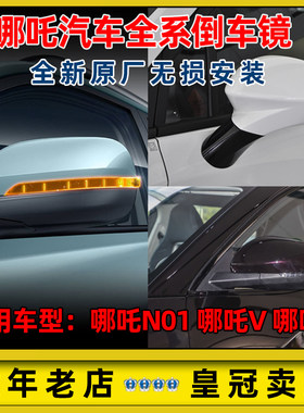 适配哪吒N01/V/U倒车镜总成原厂