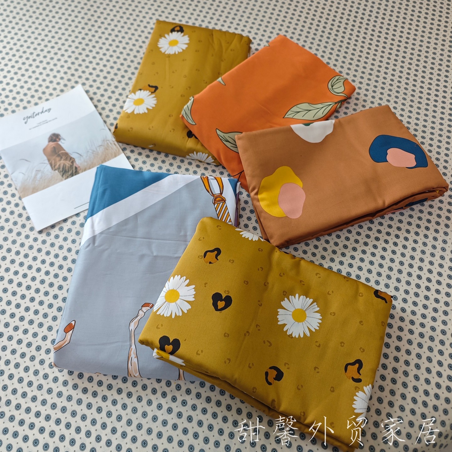 ~放心买不后悔~60支被罩处理 200x230双人轻奢扣子版高支纯棉被套