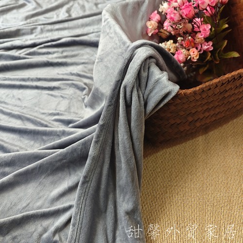 出口日本牛奶绒软糯保暖蓄热床单