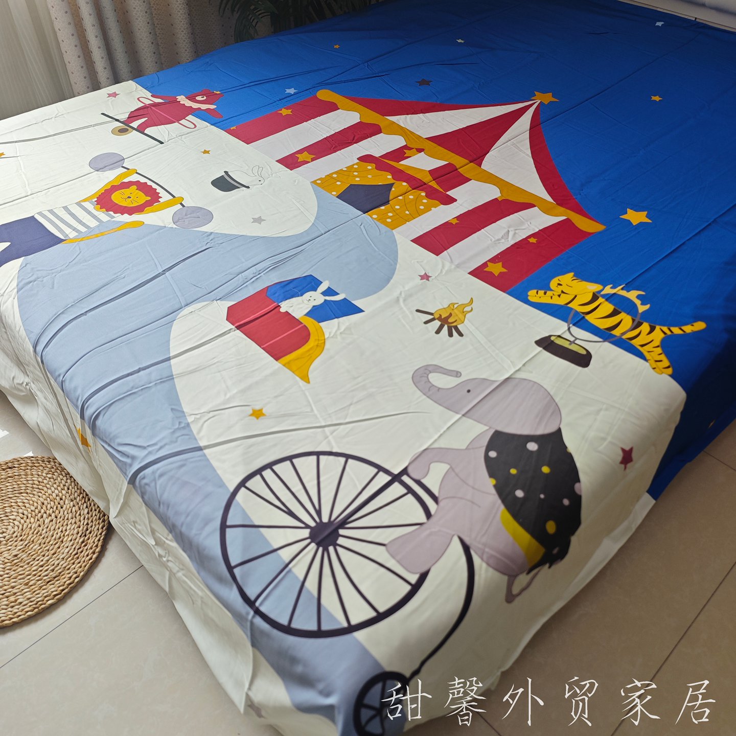 纯棉阳绒被罩~温暖磨毛工艺1.8床