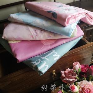 外贸加厚竹纤维双人凉滑时尚床单