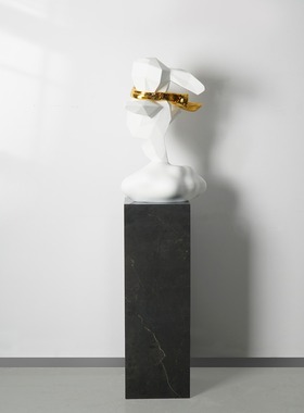 卡通抽象兔子雕塑摆件装置艺术品