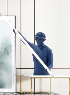 样板间展厅玄关抽象玻璃钢艺术品