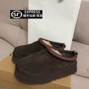 防水2025冬羊皮毛一体厚底真皮羊毛雪地靴包头半拖防滑外穿拖鞋潮