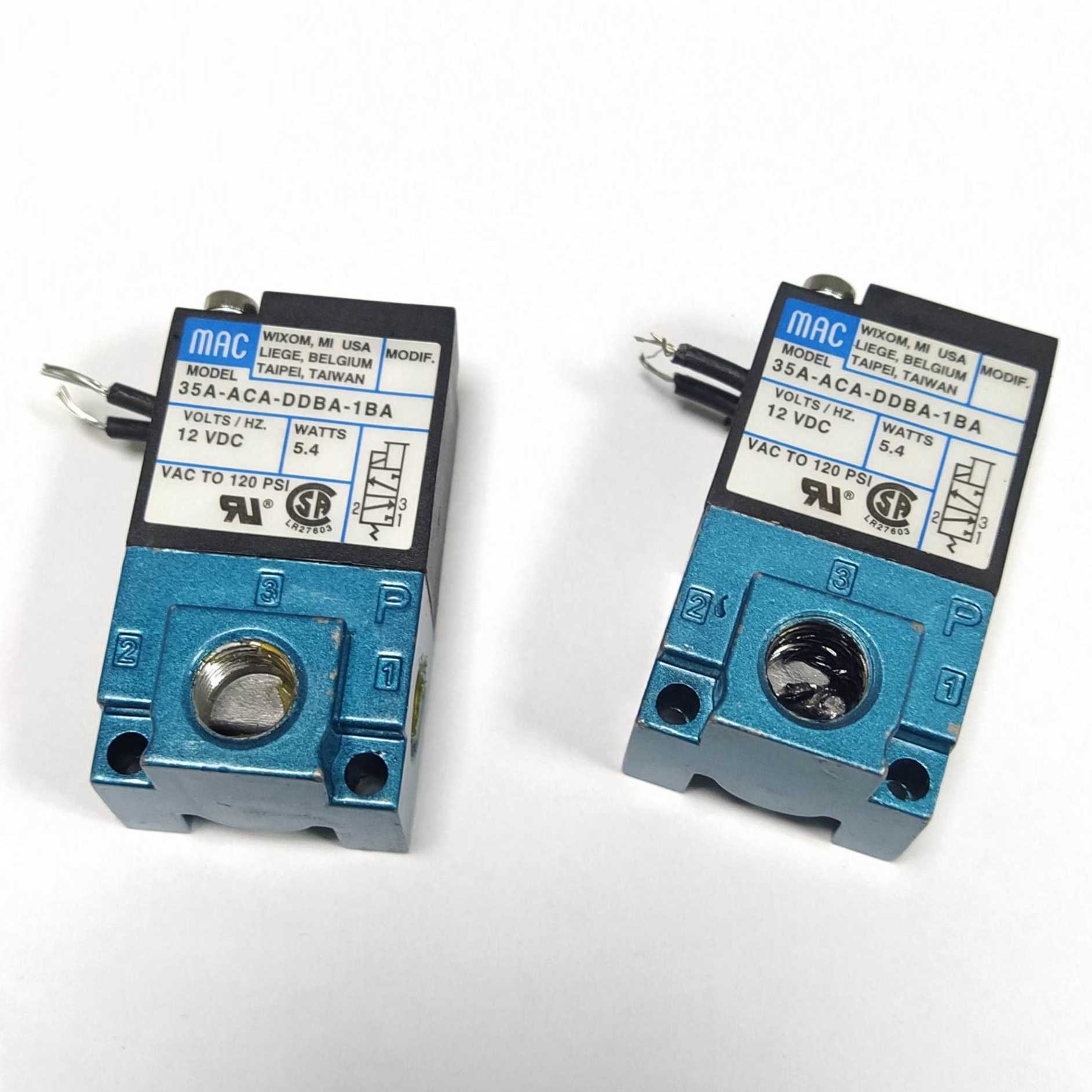 MAC原装拆机99成新气动电磁阀35A-ACA-DDBA-1BA 12V 5.4质量保证