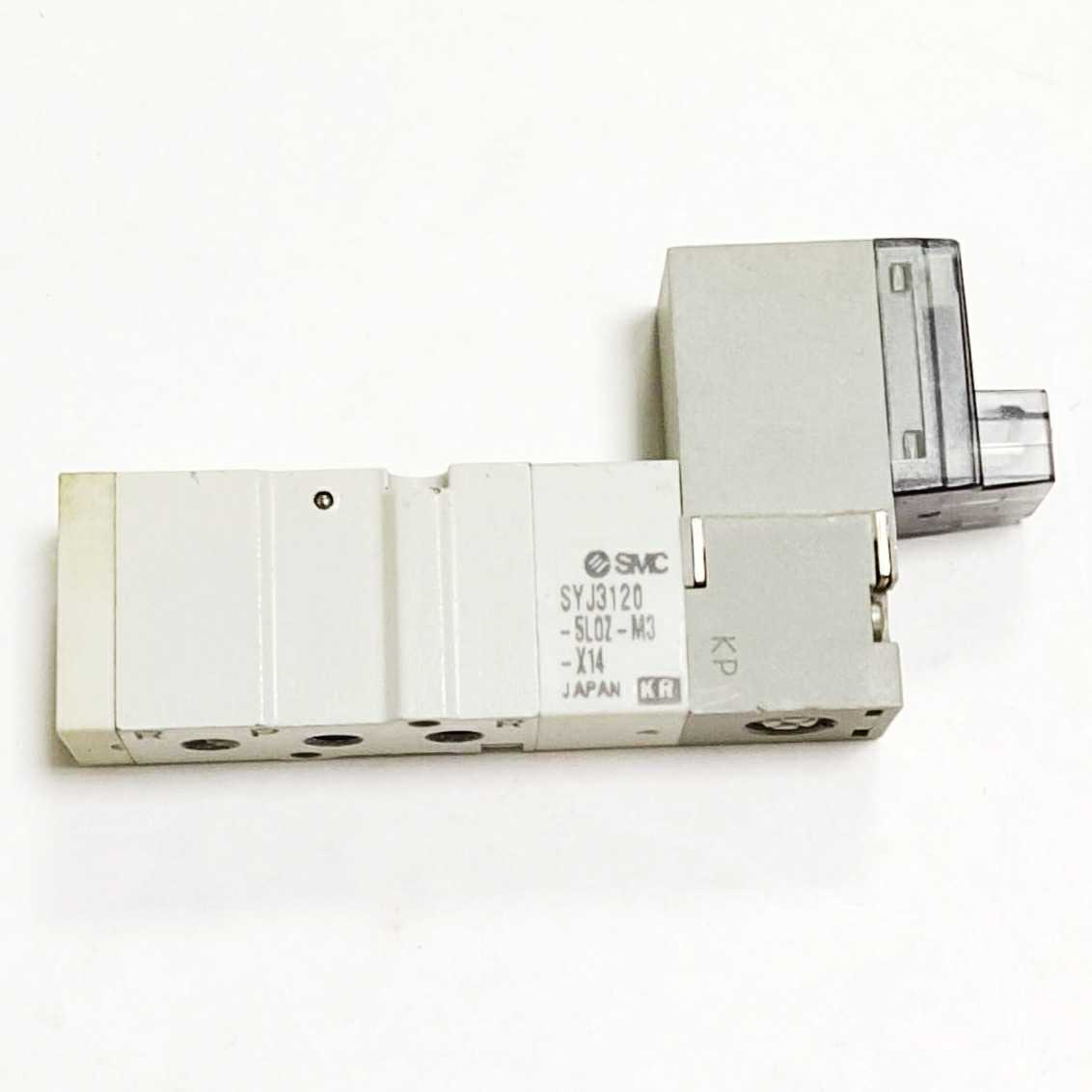 日本原装拆机SMC 24v气动电磁阀SYJ3120-5LQZ-5LOZ-M3-X14