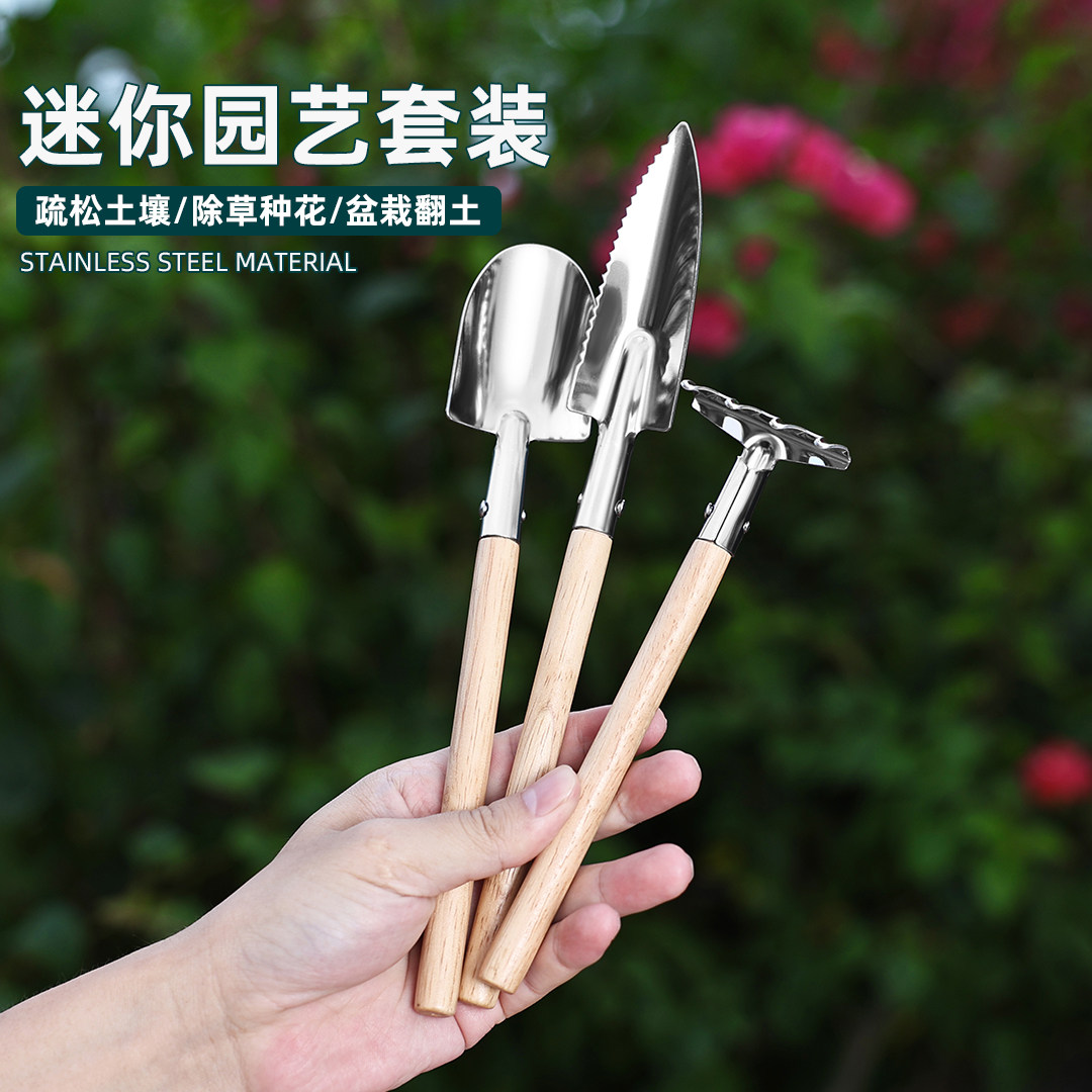 不锈钢小铲子盆景种花工具松土种菜花铲养花多肉花铲小铁锹铁铲,鲜花速递/花卉仿真/绿植园艺,园艺用品套装,淘宝优惠券,粉丝福利购,淘宝优惠卷
