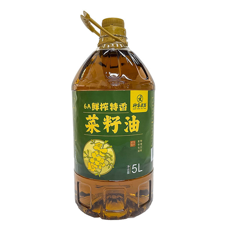 神农武当6A鲜榨菜籽油5L非转基因植物油食用油