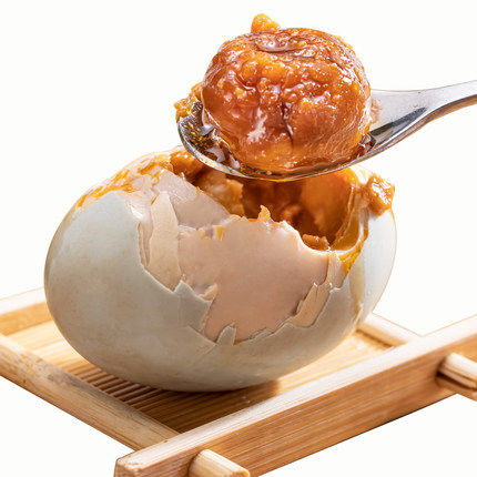 山东特产正宗微山湖咸鸭蛋小吃红心流油营养黄盐非海鸭蛋60g*20枚