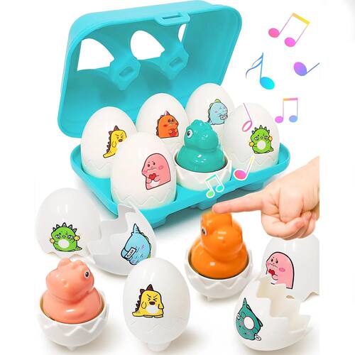 Dinosaur Egg Toy for Toddlers ,Montessori Sensory Early Educ
