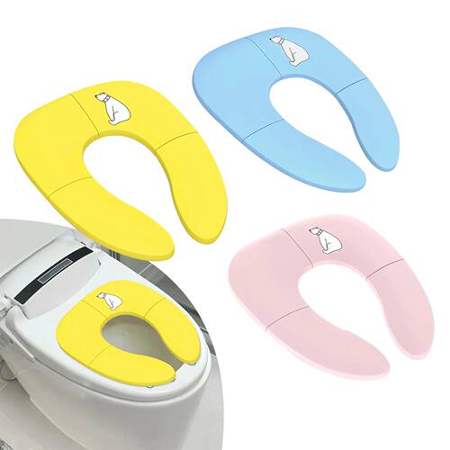 Foldable Toilet Seat Reusable Portable Potty Ring Toilet Cus