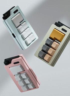 Keyboard Key Toy Finger Keyboard Keychain Fidget Toy Party S