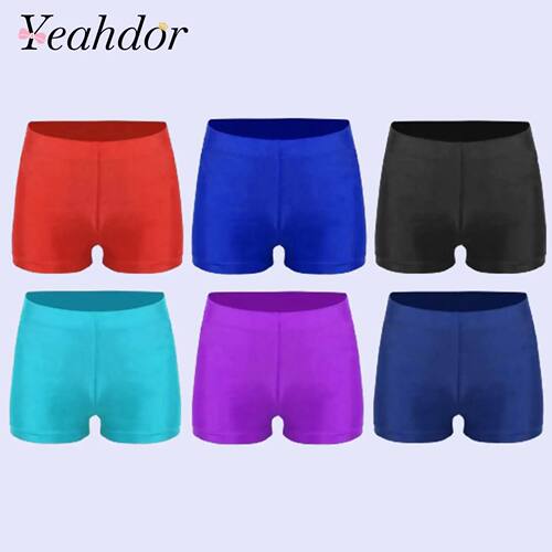 Kids Girls Dance Shorts Ballet Yoga Figure Skating Bottoms 6