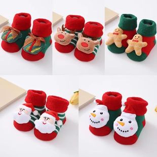 For Girls Floor Baby Cut slip Socks Non Christmas Boys