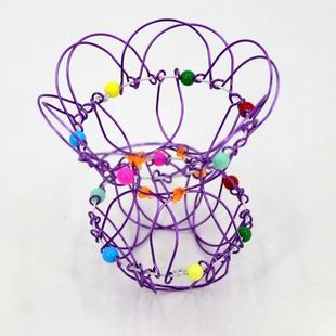 Montessori Art Tools 36Pcs Iron Flower Basket Toys Vintage D