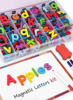 Magnetic Letters 10/26 Pcs Uppercase Lowercase Foam Alphabet