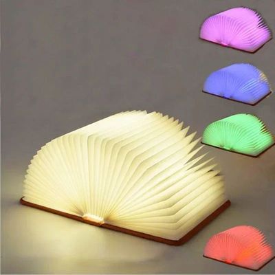 3D Folding Creative LED Night Light RGB Color USB Recharge W