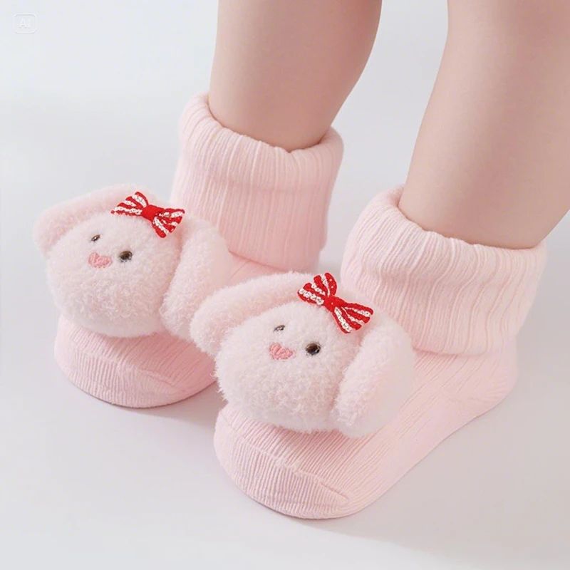 Baby Girl Cute Cartoon Socks Spring Autumn Cotton Infant Gir