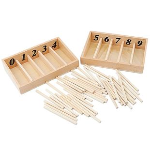Math Toy Version Spind With Montessori Box Family Spindle