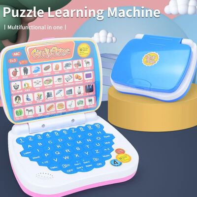 English Learning Small Laptop Toy for Kids. Boys and Girls C
