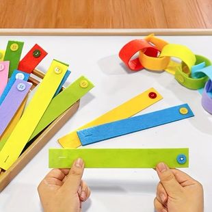 Felt Toys Bracelet 20pcs Button 30pcs Aids 10pcs Teaching