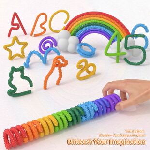 8pcs toys Autism Calm Sticks Balls Sensory Fidget EDC Worry