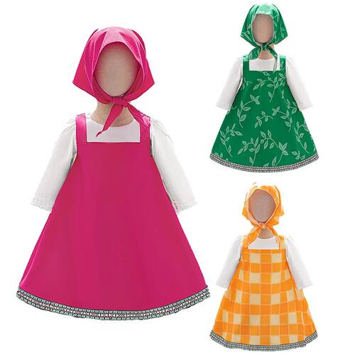 Mash Cosplay Dress For Girls 1-4 Yrs Kids Cute Role Playing