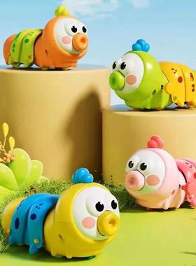 children's crawling toys ABS material clockwork cartoon cate