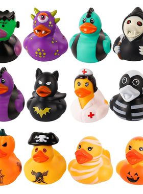 12/24/36 Halloween Rubber Ducks in Bulk Assorted Jeep Duckie