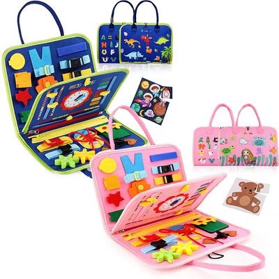 Busy Board Montessori Toys for Toddler Busy Book Sensory Pre